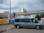Бесплатный автобус Genser в пункт аренды автомобилей АрендаАвто-лтр на ул.Добролюбова
