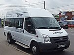 Бесплатный автобус Genser в пункт аренды автомобилей АрендаАвто-лтр на Новорязанском шоссе